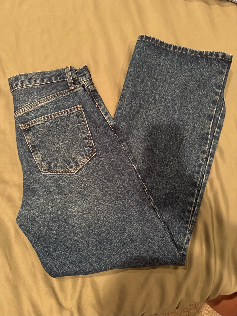Just Black Men's Straight Leg Blue Jeans